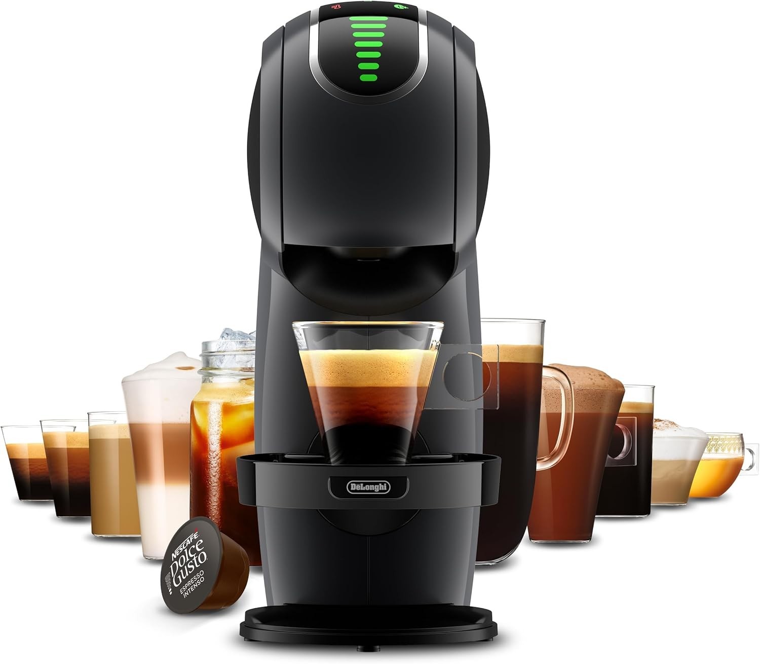 Smart Touch Coffee Pod Machine | 15 Bar Pressure | Hot & Cold Drinks Maker