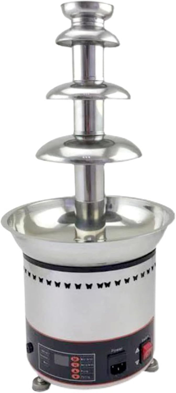 5 Tier Commercial Chocolate Fountain Machine Adjustable Temperature