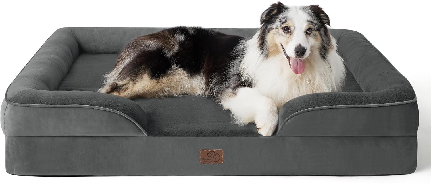 XL Orthopedic Dog Bed Waterproof Washable Sofa 106x80x16cm