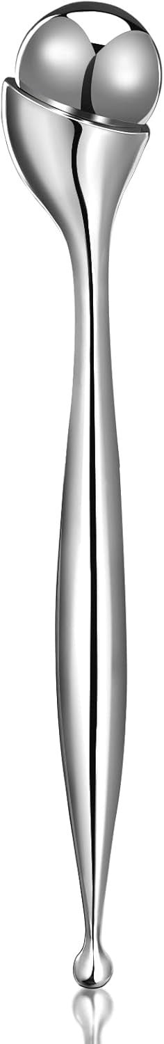 2 in 1 Eye Cream Applicator Ice Roller Puffiness Wrinkle