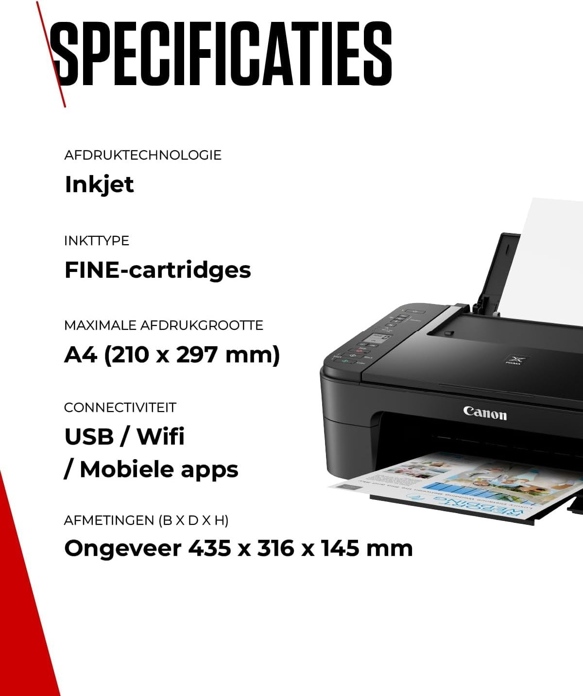 A4 Monochrome Inkjet All-in-One Printer USB Wireless Auto 2-Sided