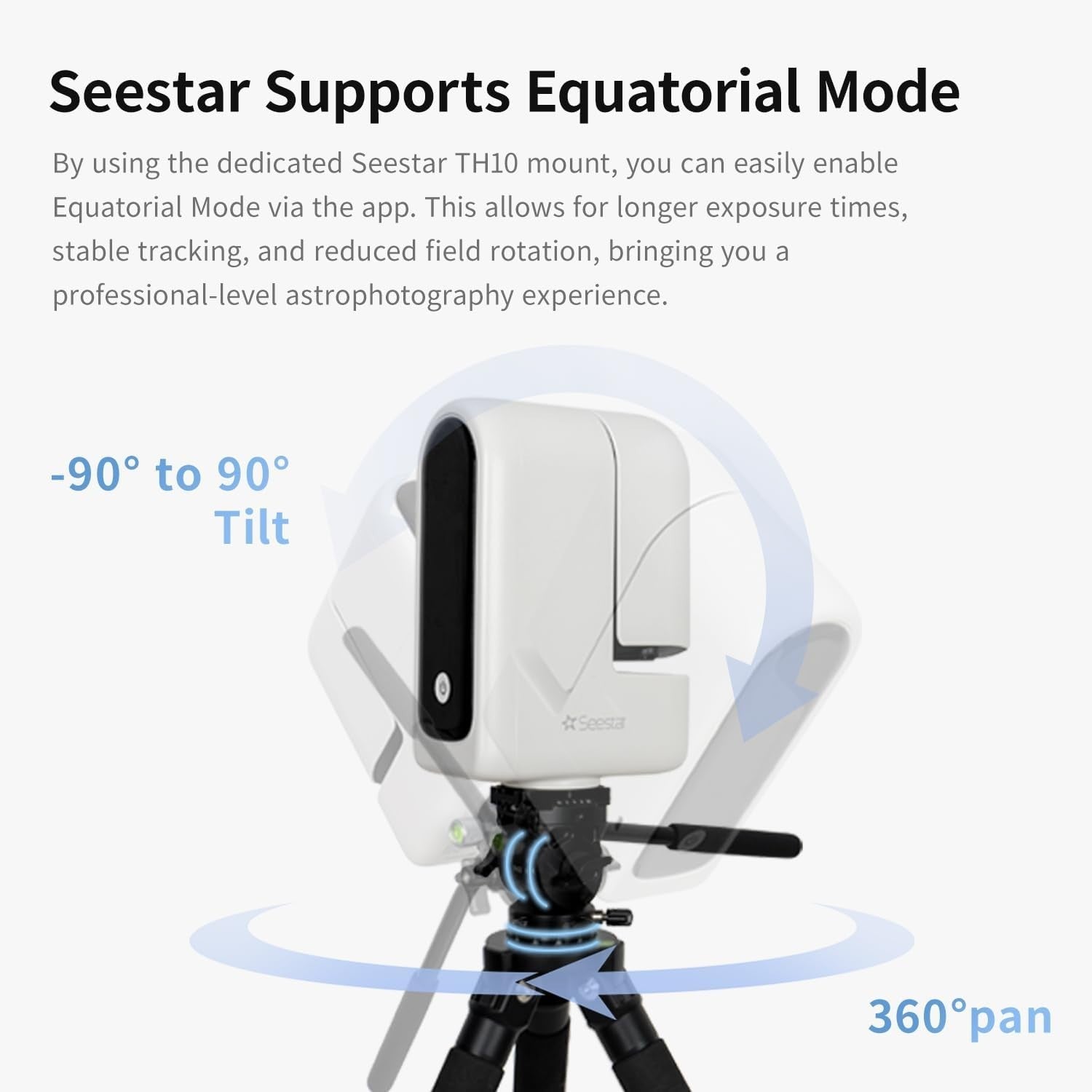 Smart Digital Telescope 30mm 150mm HD Camera Alt-Az GoTo Tracking