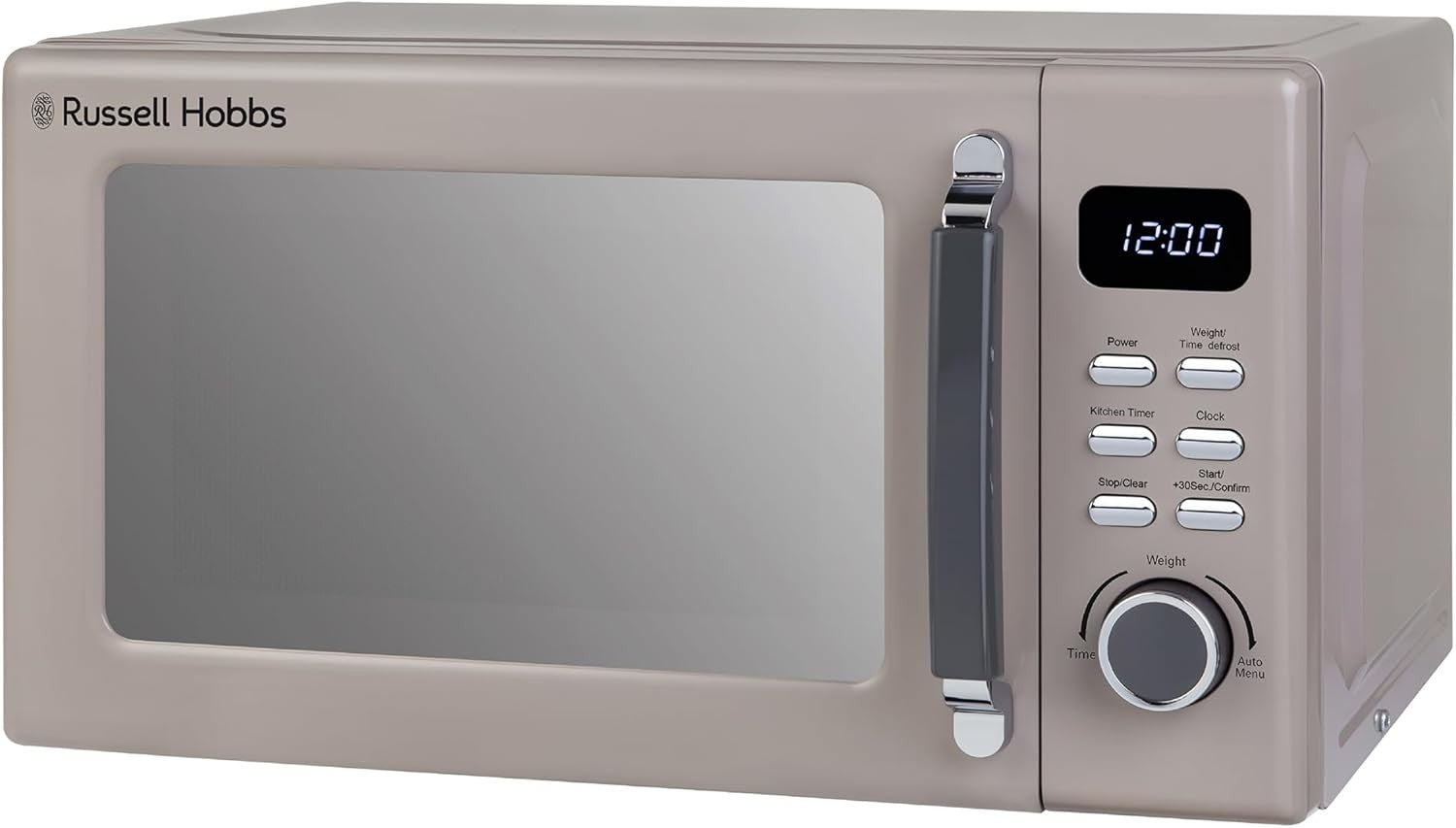 Hobbs 20L Digital Microwave 800W Mirror 8 Auto Cook Settings
