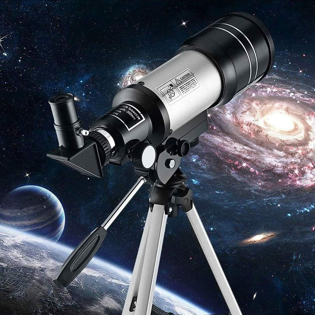 Space Telescope 150X Kids 70mm | Portable Tripod | Educational Sky Monocular