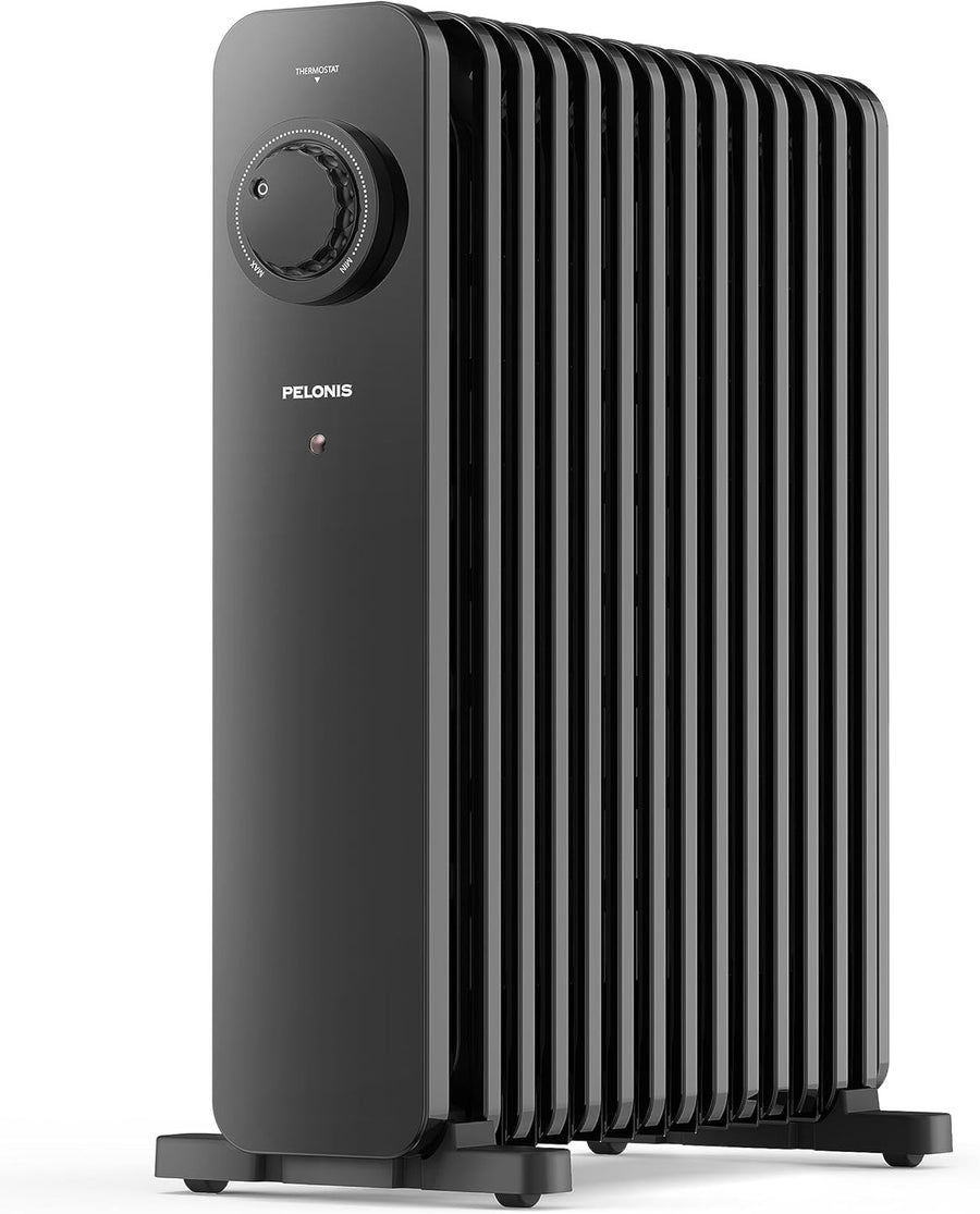 2500W Oil-Filled Radiator – Silent Heater with Adjustable Thermostat
