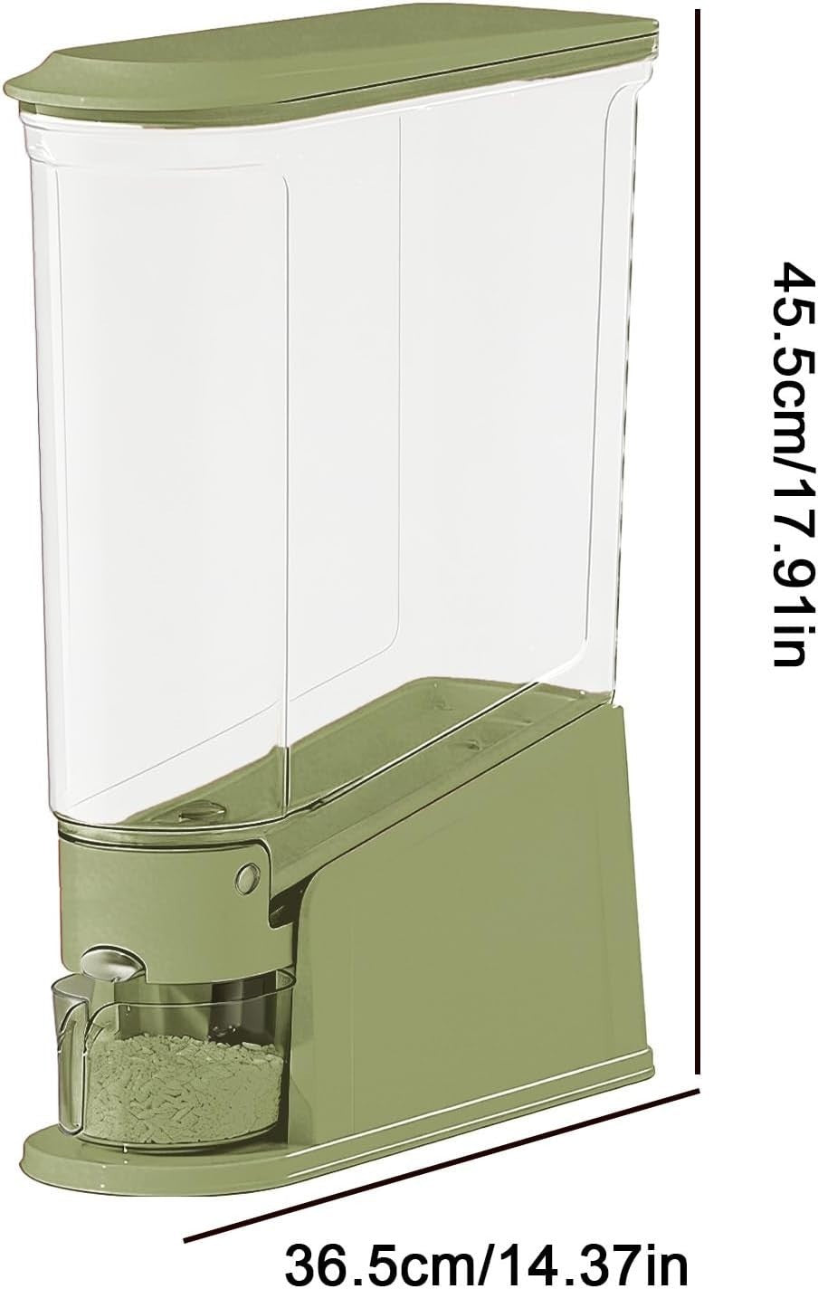 10KG Tall Airtight Rice Storage Dispenser w Cup