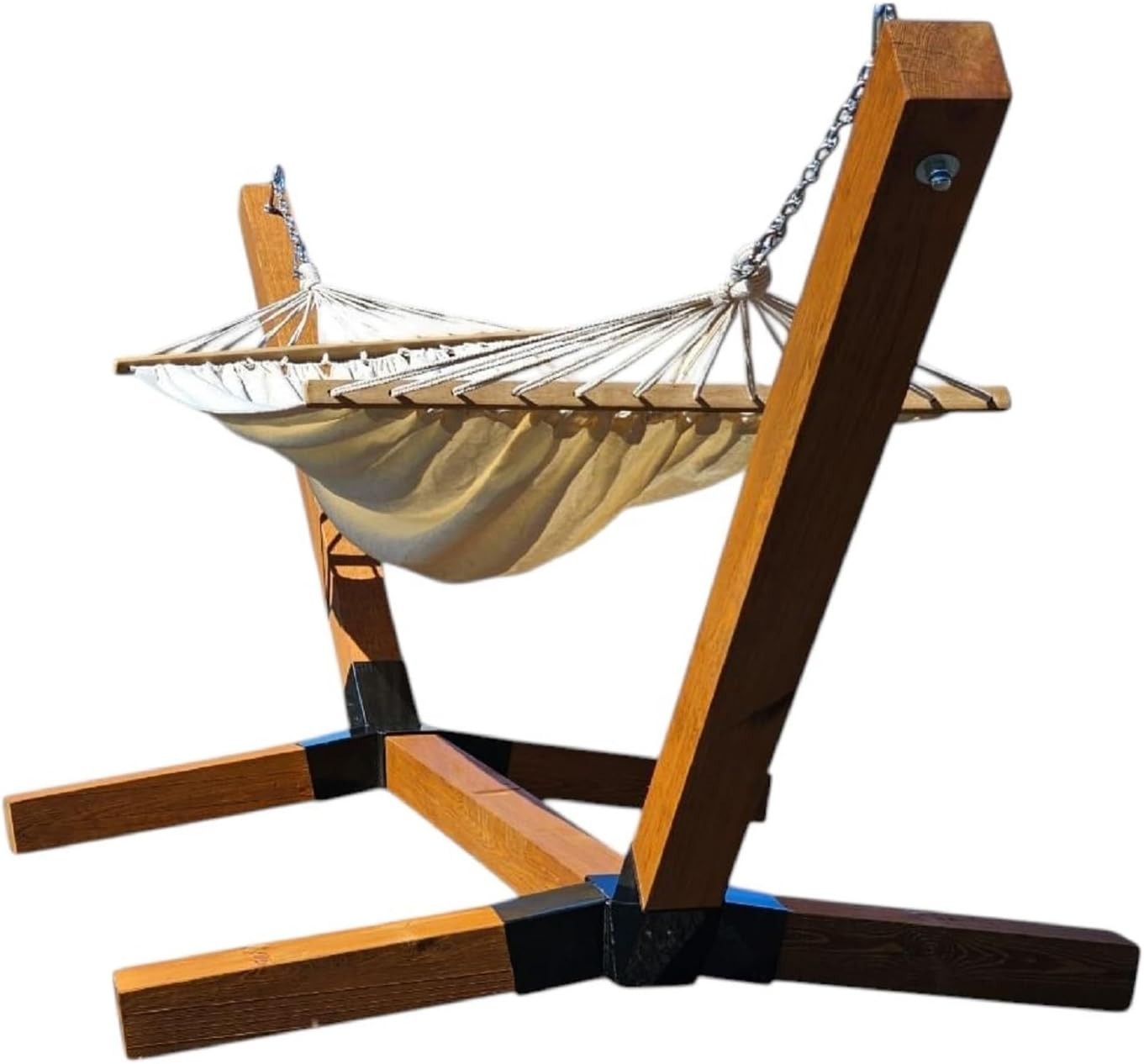Wooden Hammock Stand XXL 350cm 🌟 Heavy Duty Frame 350kg Outdoor Weatherproof