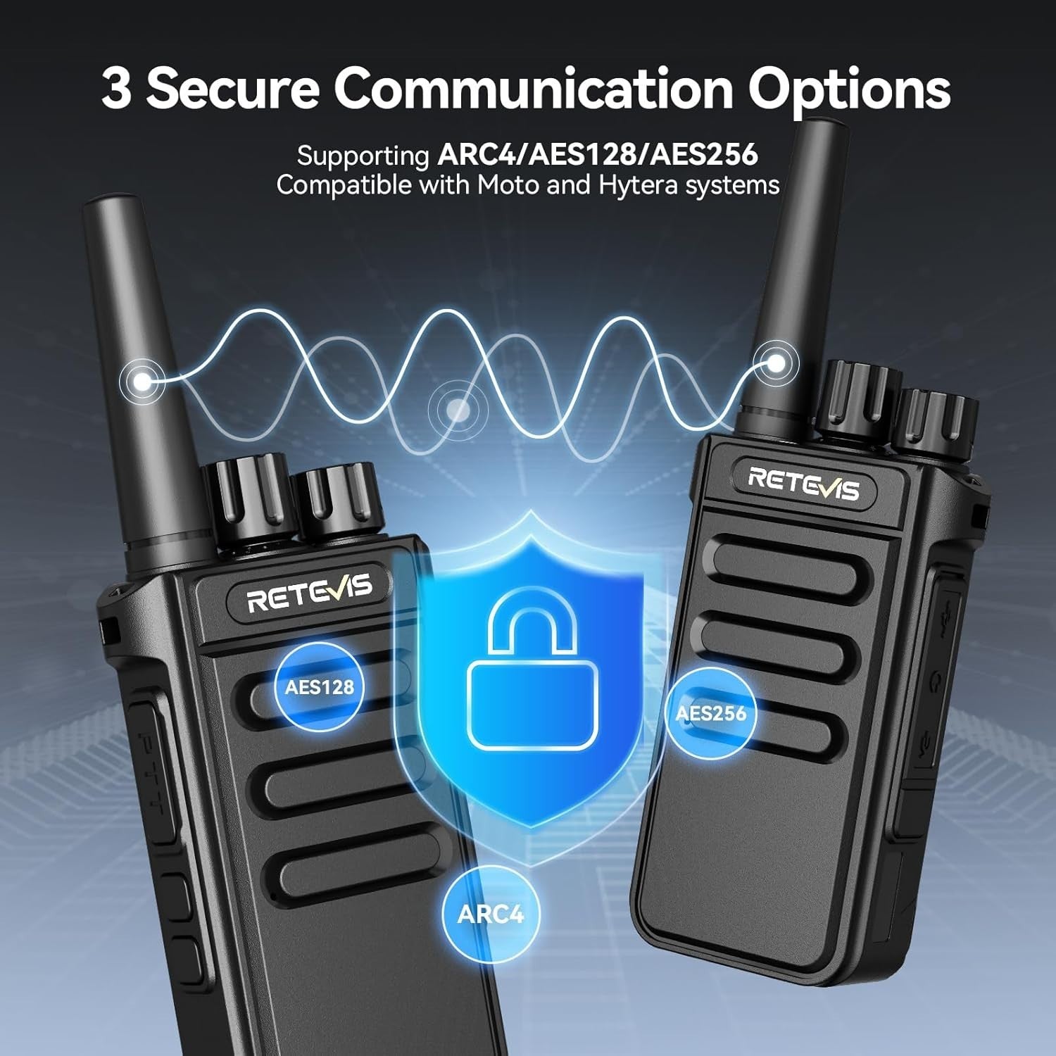 Digital PMR446 Walkie Talkies 2 Pack Long Range VOX Group Call Radio