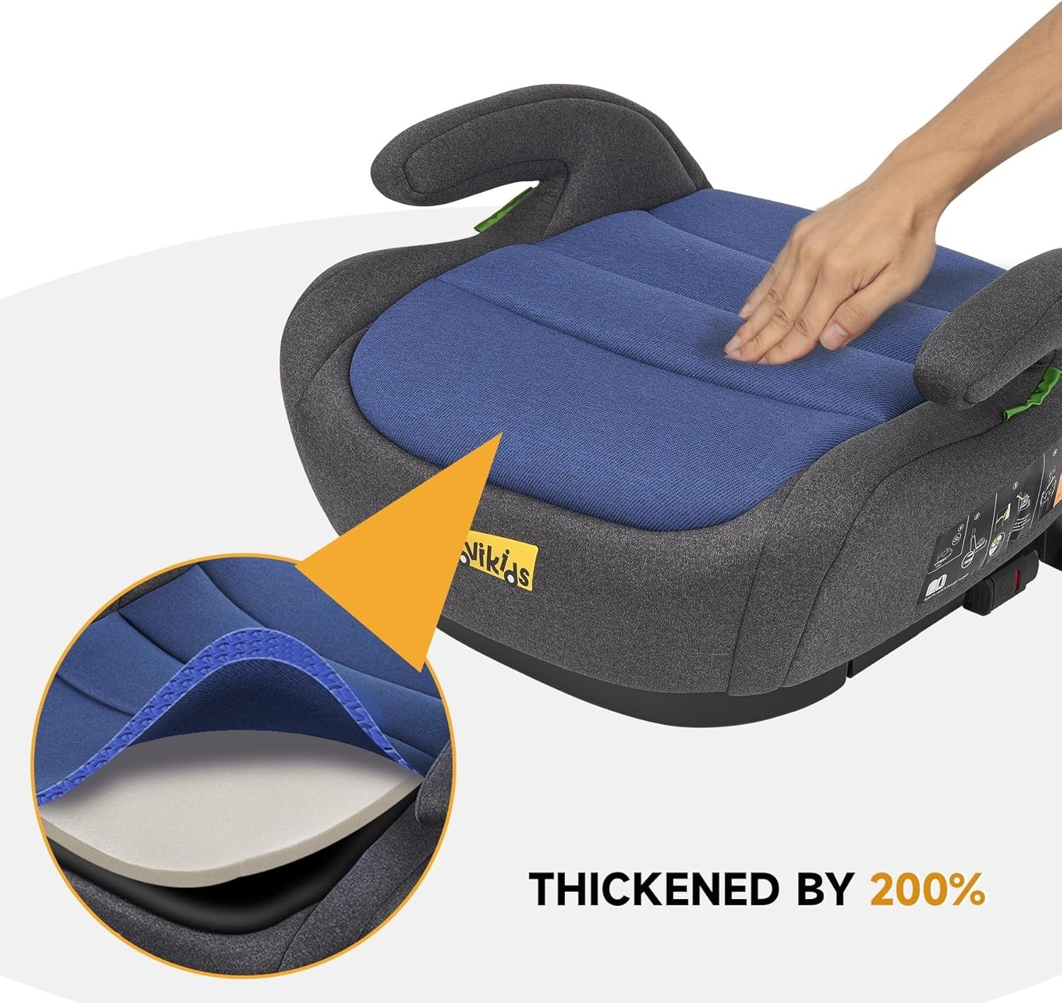 i-Size ISOFIX Seat 125–150cm Group 2/3 Kids Travel Seat