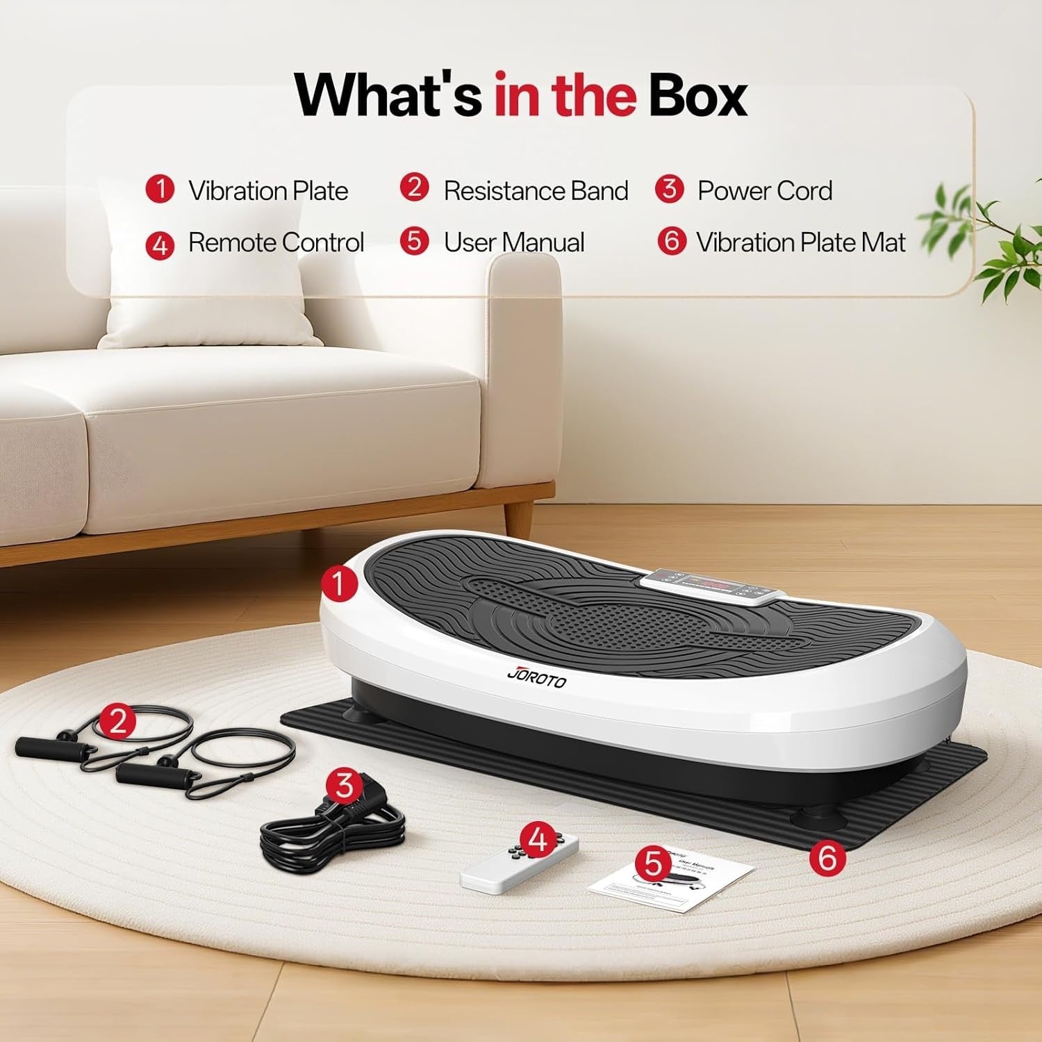 4D Vibration Plate Exercise Machine 120 Levels Bluetooth LED 158kg