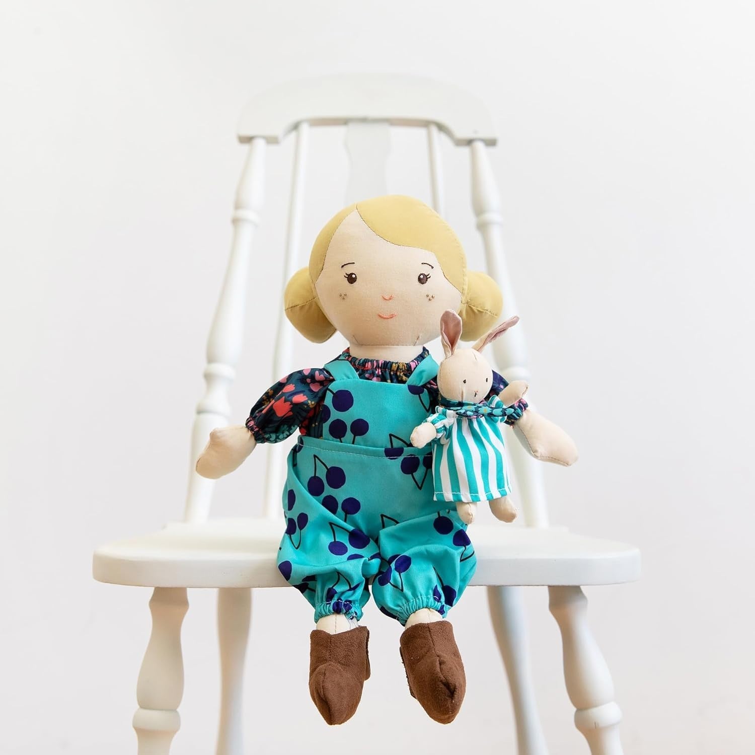 35.56cm Washable Soft Doll Bunny Companion Removable Outfit