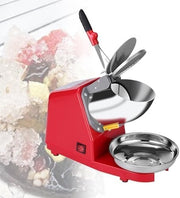 Electric Ice Crusher 380W Snow Cone Slush Shaver Double Blade Machine