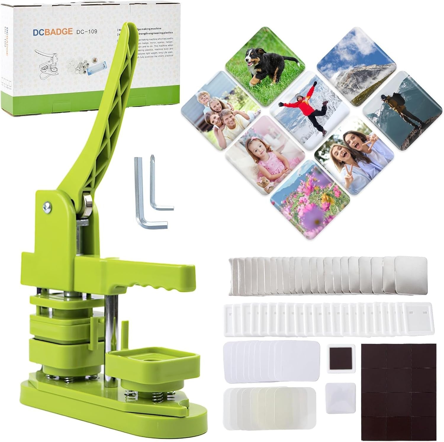 Photo Magnet Making Machine 50mm Button Press Fridge Magnet Kit