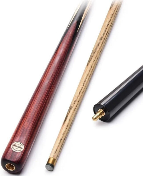 57in One Piece Snooker Pool Cue 19oz Ash Wood 10.2mm Tip Pro