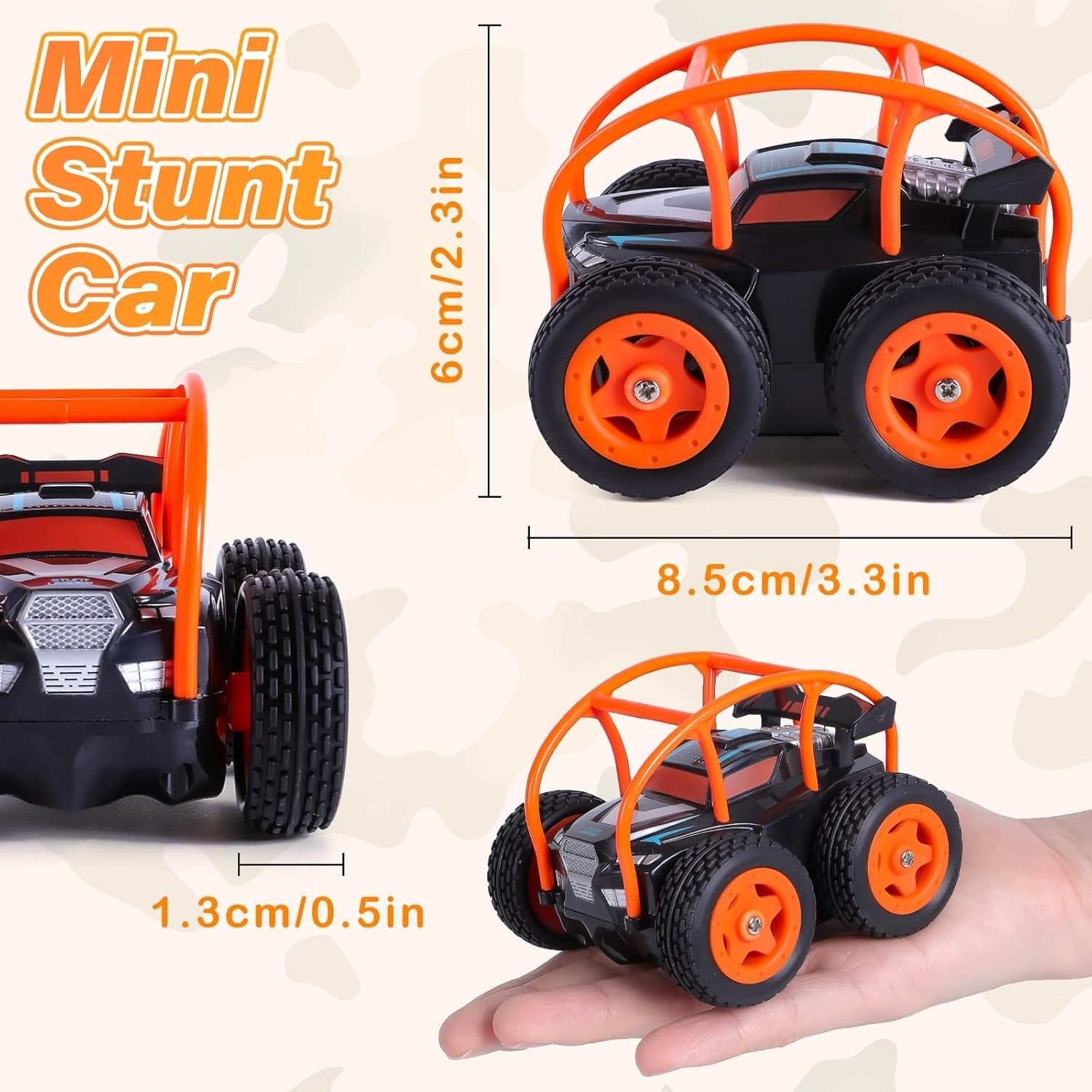 4WD Mini RC Stunt Car 360° Flip Double-Sided Truck – 2.4GHz Remote Control Toy