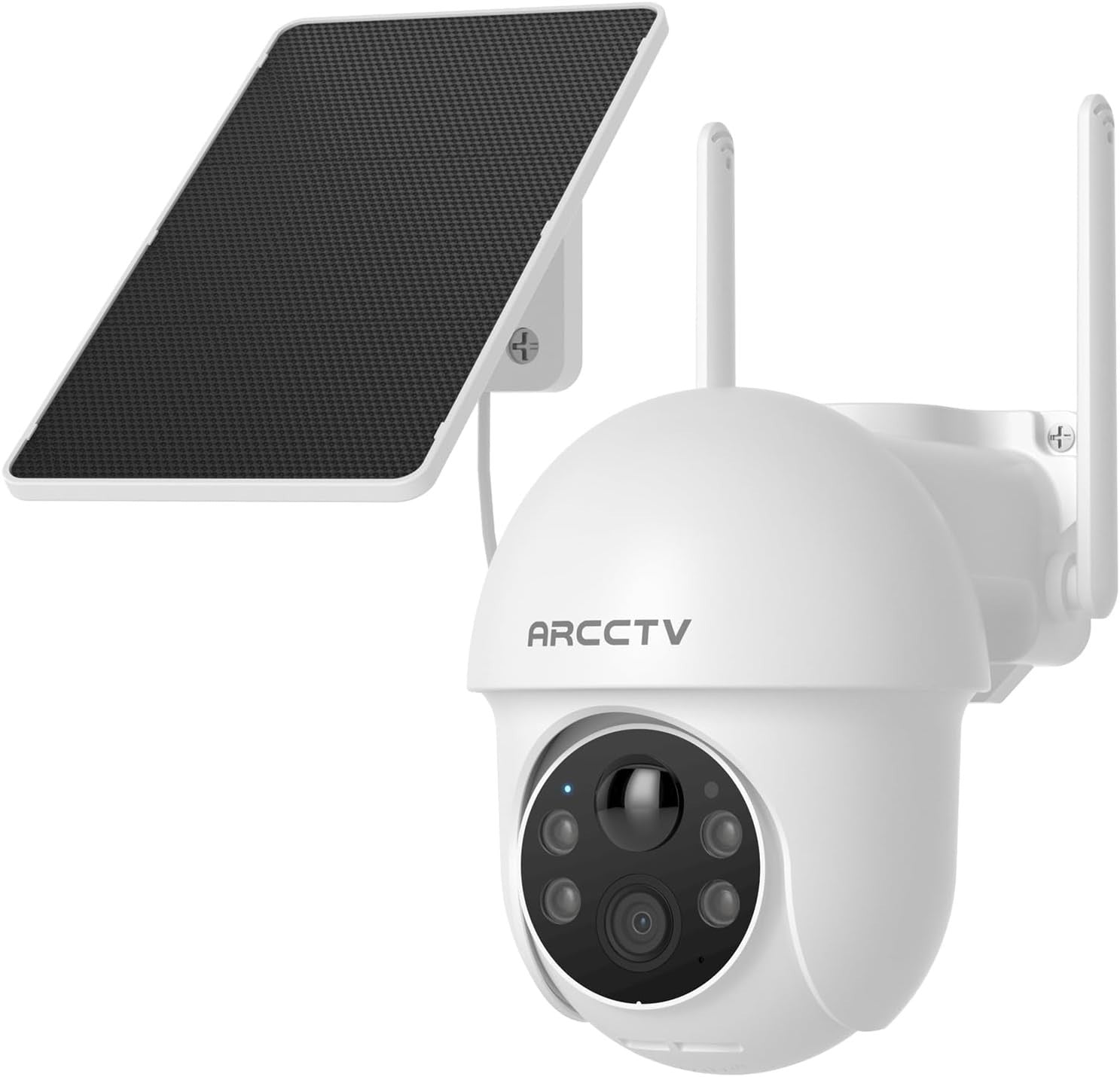 Solar CCTV Camera Wireless Outdoor 4MP Dual Band WiFi PIR Detection