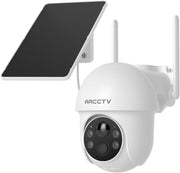Solar CCTV Camera Wireless Outdoor 4MP Dual Band WiFi PIR Detection
