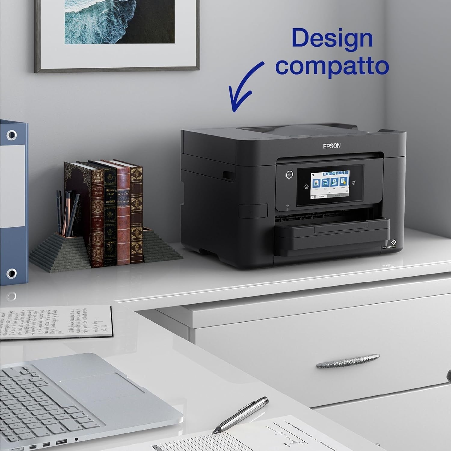 Black A4 Inkjet Multifunction Printer WiFi Auto-Duplex 25ppm