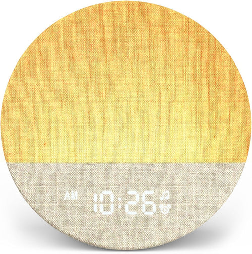 Sunrise Alarm Clock Wake Up Light White Noise Dimmable Sleep Aid