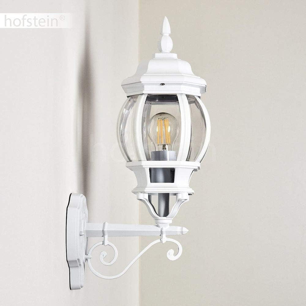 Lentua Outdoor Wall Light – White Antique Aluminum IP44