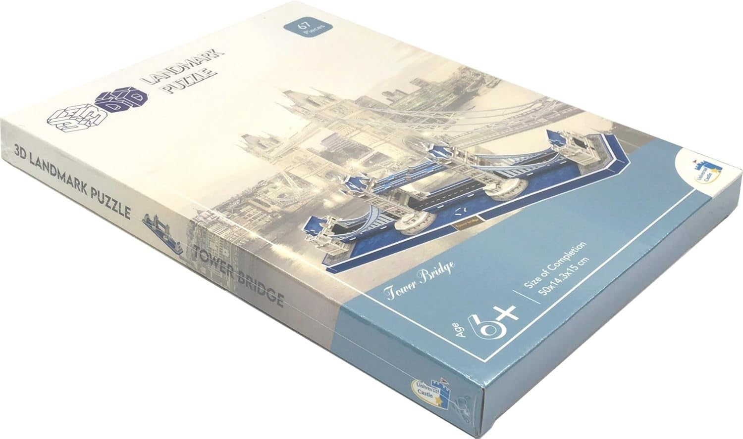 3D Tower Bridge Puzzle DIY Model Kit for Adults Kids Educational Fun