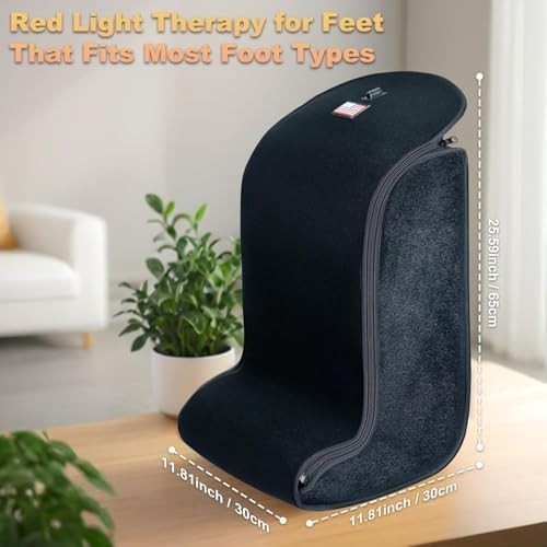 Red Light Foot & Leg Therapy Device 420 LED Infrared 4 Modes Adjustable