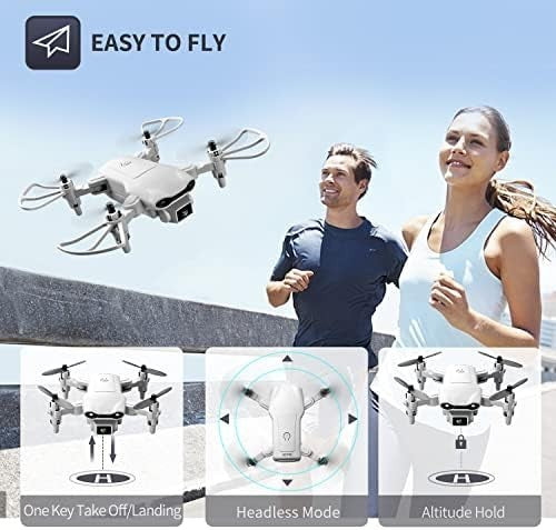 720P HD Mini Drone w/ Camera 3D Flip Headless Mode Foldable FPV Quadcopter Kids
