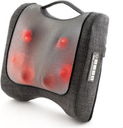 Heated Shiatsu Back Massager Infrared Pillow Pain Relief Home Car Use