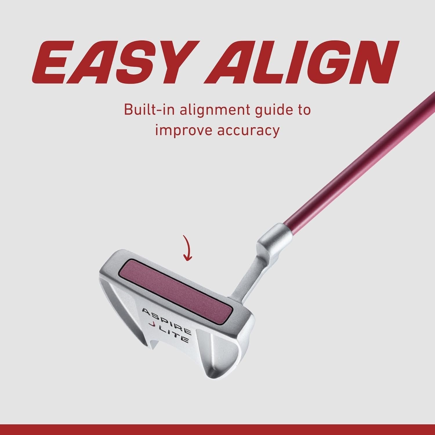 Junior Golf Club Set Ages 3–5 Pink Right Hand Driver Hybrid Bag