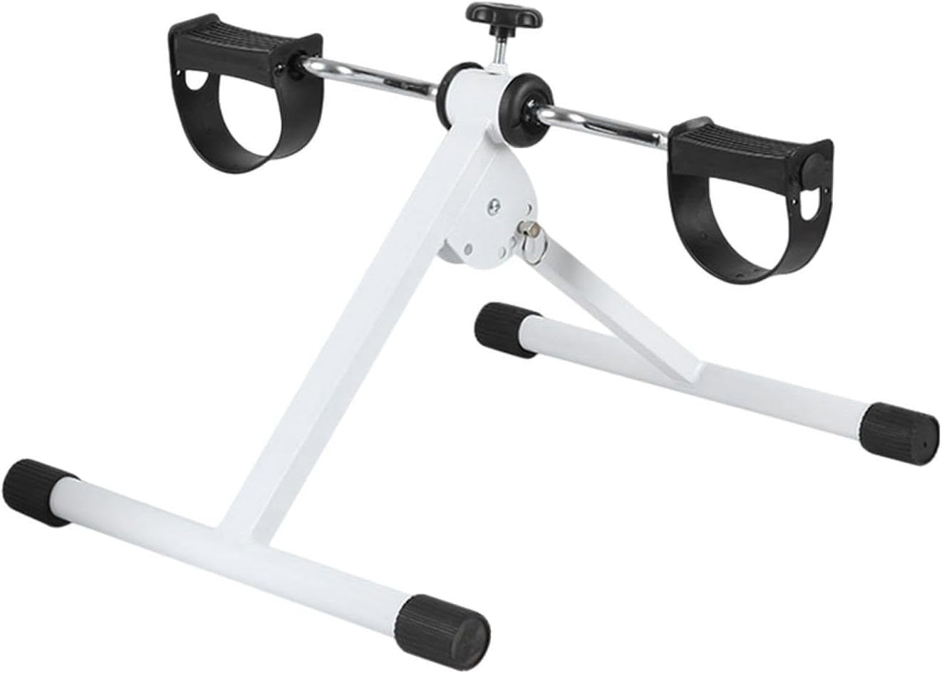 Folding Hand Foot Pedal Trainer Quiet Adjustable Resistance Mini Bike