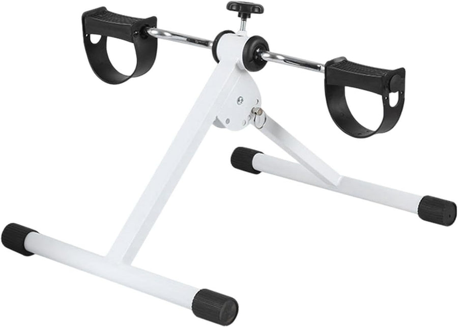 Folding Hand Foot Pedal Trainer Quiet Adjustable Resistance Mini Bike
