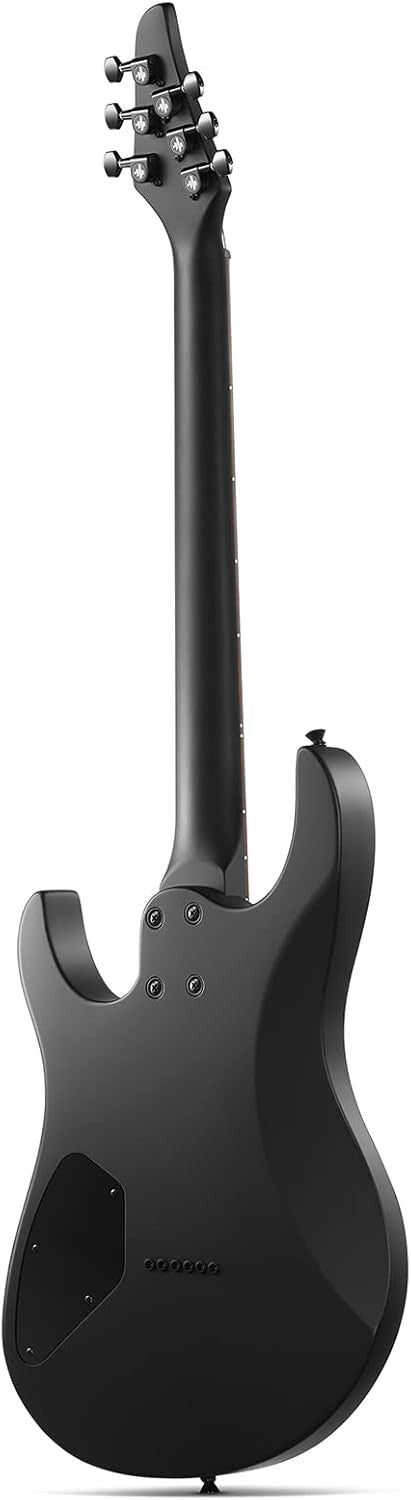 39in Solid Body Electric Guitar Kit H-H Pickups Black