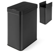 50L Sensor Kitchen Bin Touchless Stainless Steel Soft Close Black