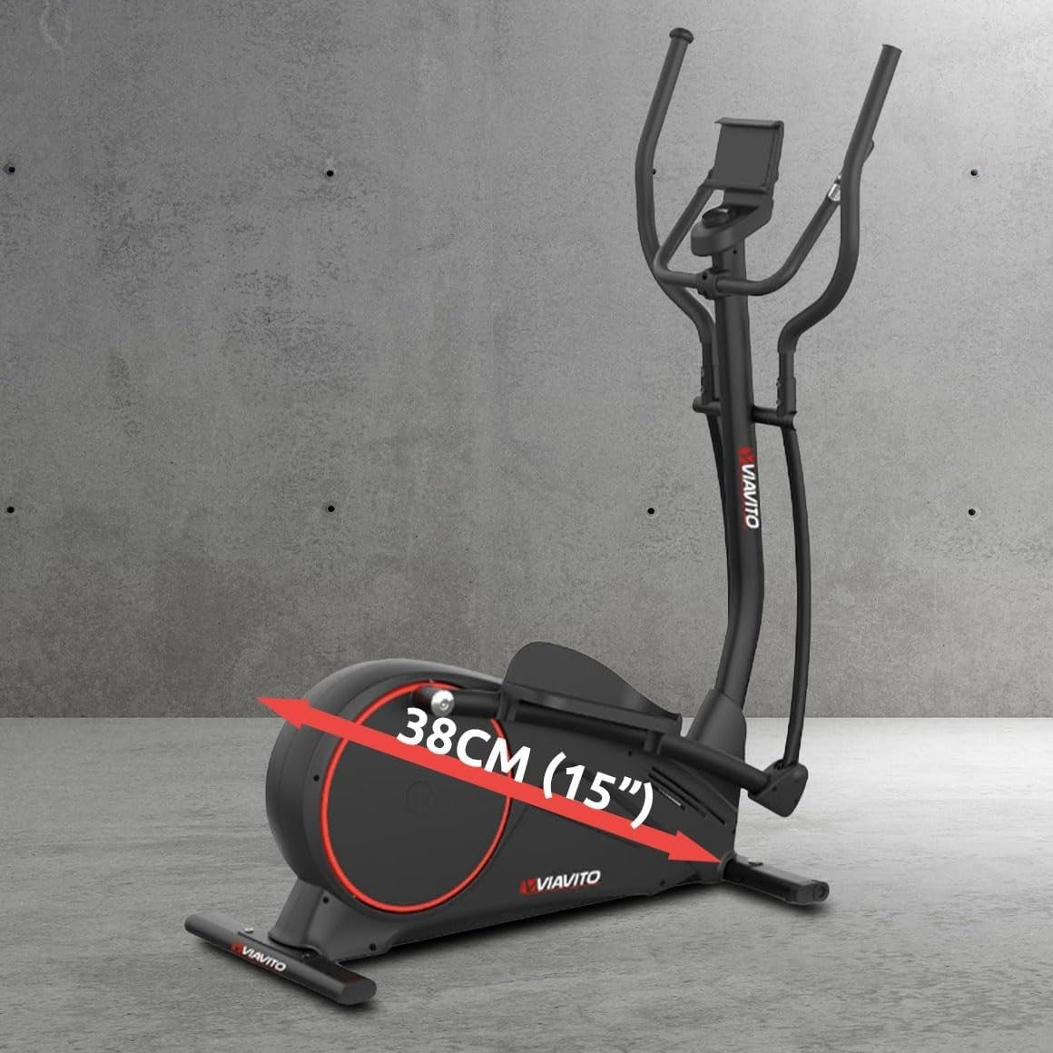 Magnetic Elliptical Cross Trainer, 32 Resistance Levels, 15” Stride, Full Body