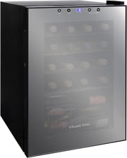 Wine Cooler Fridge 20 Bottle Freestanding Drinks Fridge LED Glass Door