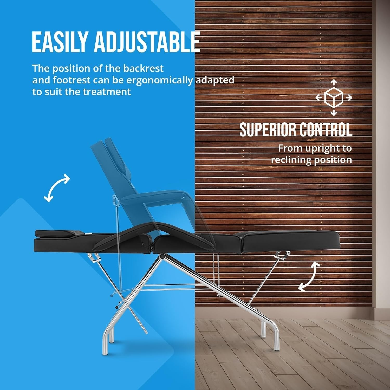 Luxury Adjustable Beauty & Massage Bed Tattoo Therapy Table Foldable Design