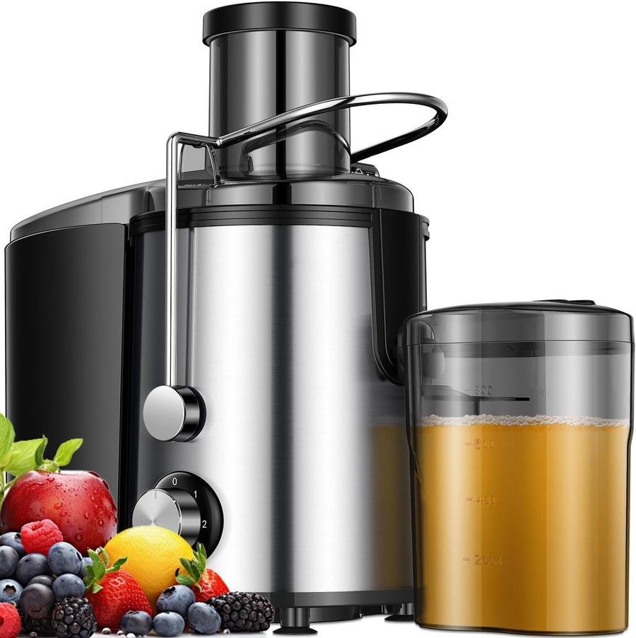 800W Centrifugal Juicer 3 Speed 3in Wide Chute High Yield Easy Clean