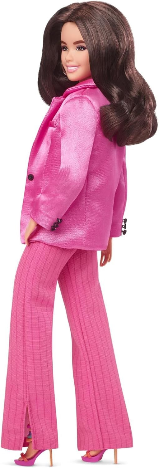 Movie Inspired Collectible Fashion Doll Pink Power Suit Heels Earrings