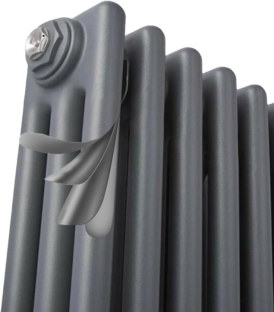 600x830mm Anthracite 3 Column Cast Iron Radiator Central Heating