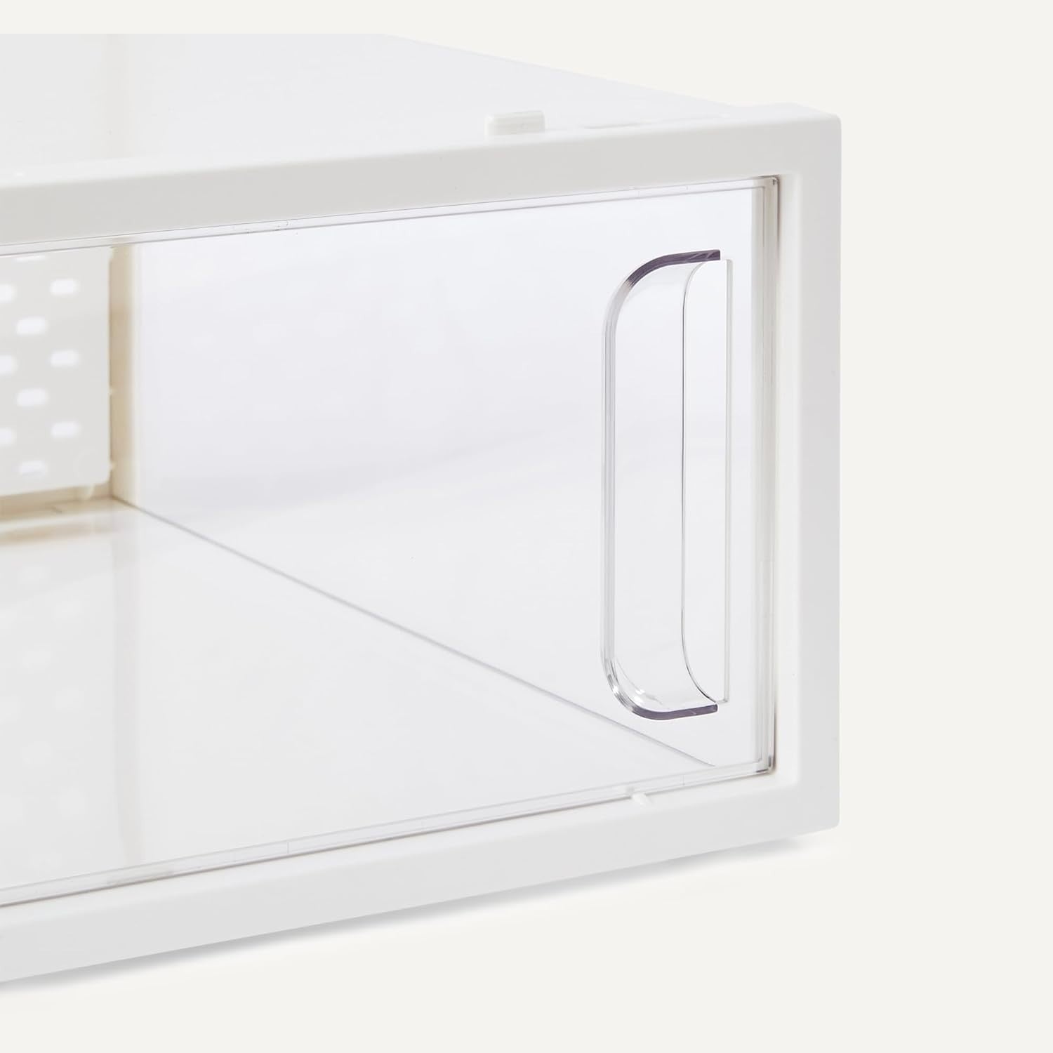 Pack of 12 Clear Stackable Foldable Shoe Storage Boxes Medium 31x25x16 cm