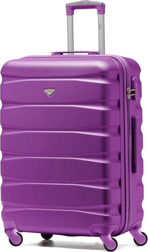 Medium 25” ABS Check-In Suitcase Lightweight 4 Wheel Spinner Lock