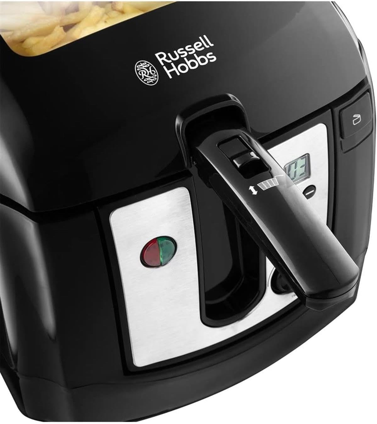 3L Deep Fat Fryer 2300W Digital Timer Adjustable Temp Viewing Window