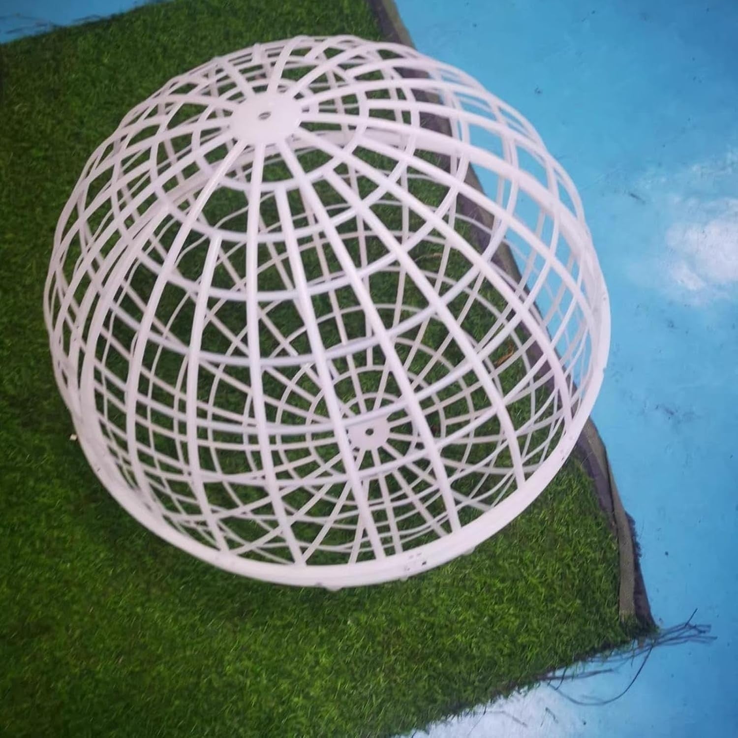 3X Portable Chicken Ball Cage Round Poultry Enclosure