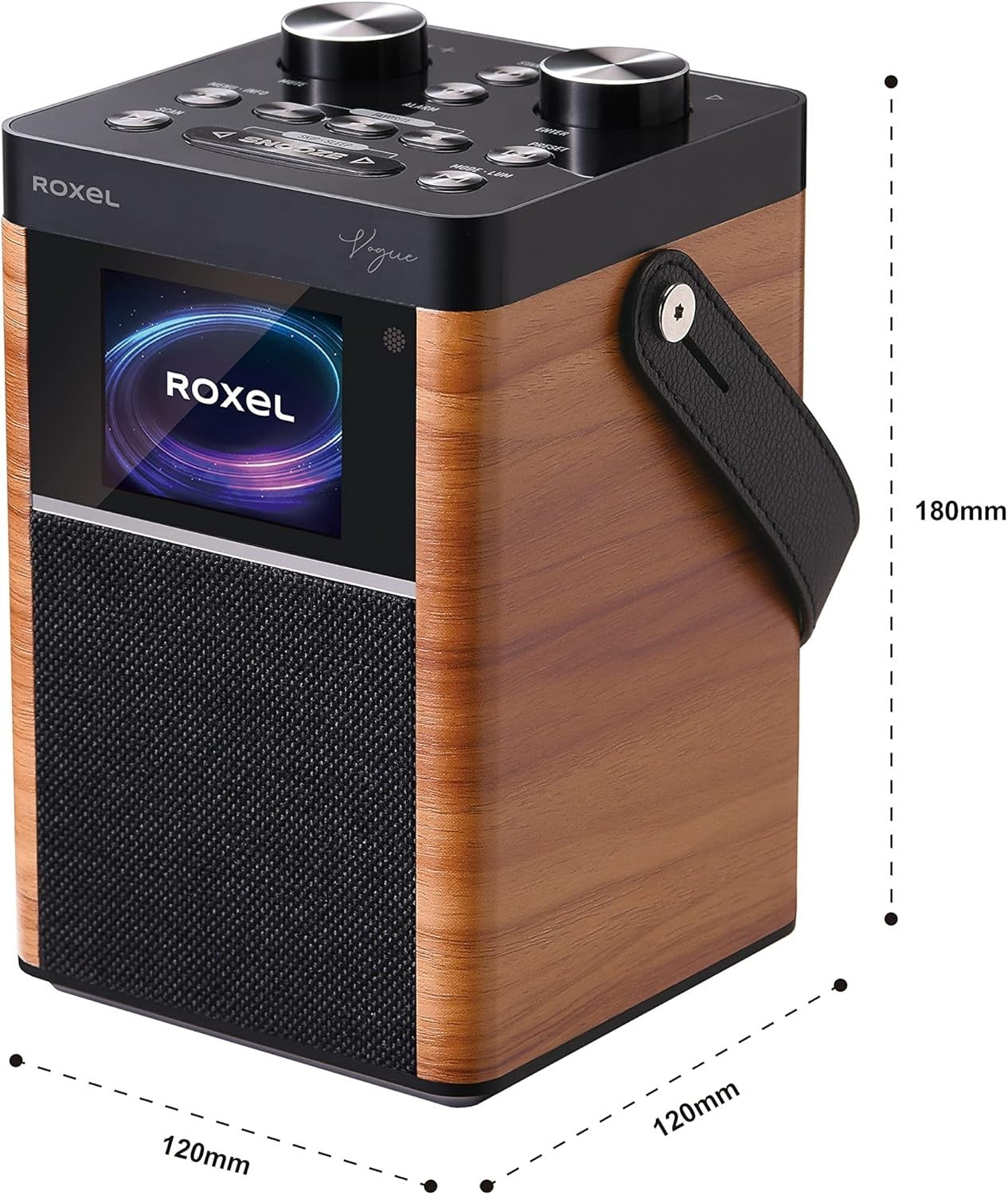Portable DAB/DAB+ FM Radio Bluetooth Speaker USB Alarm LCD