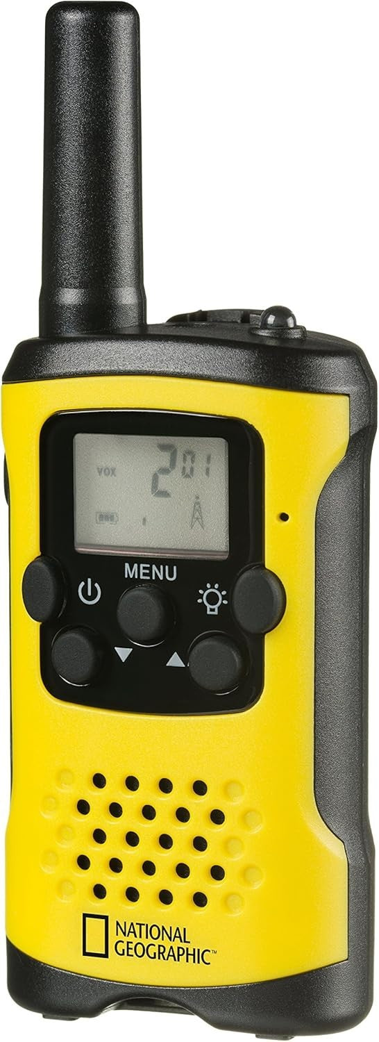 FM Walkie Talkies Long Range 6km 8 Channel LCD Flashlight Portable