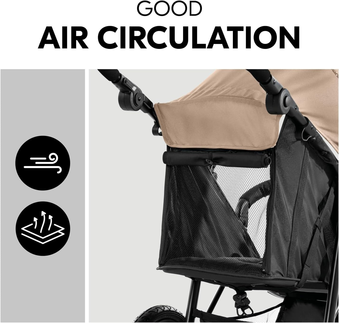 All Terrain Baby Pushchair XL Air Wheels Reclining From Birth 22kg Raincover