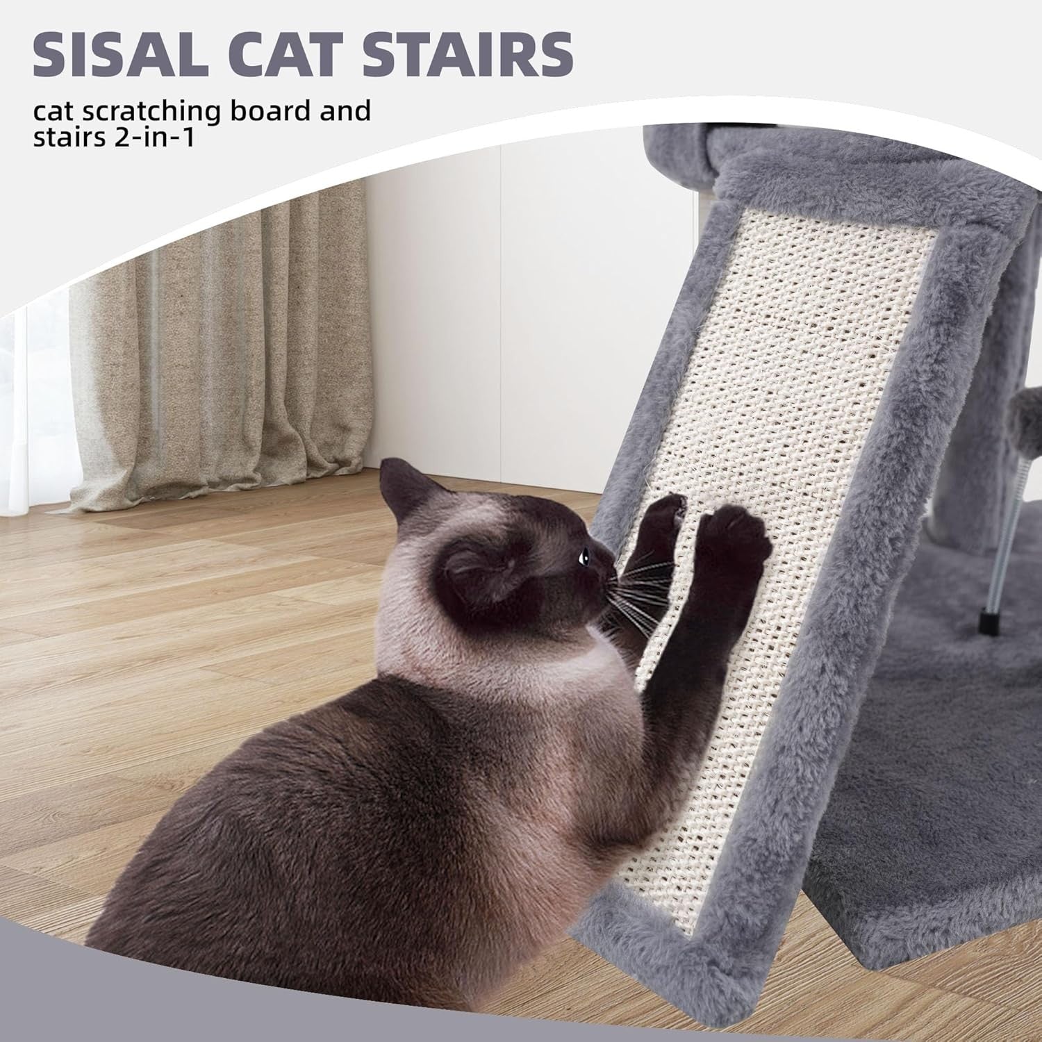 Cat Tree Scratching Post Indoor Multi Level Climbing Tower Condo Play Centre