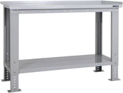 Height Adjustable Workbench Steel Table 600kg Load Garage Bench 1715x600