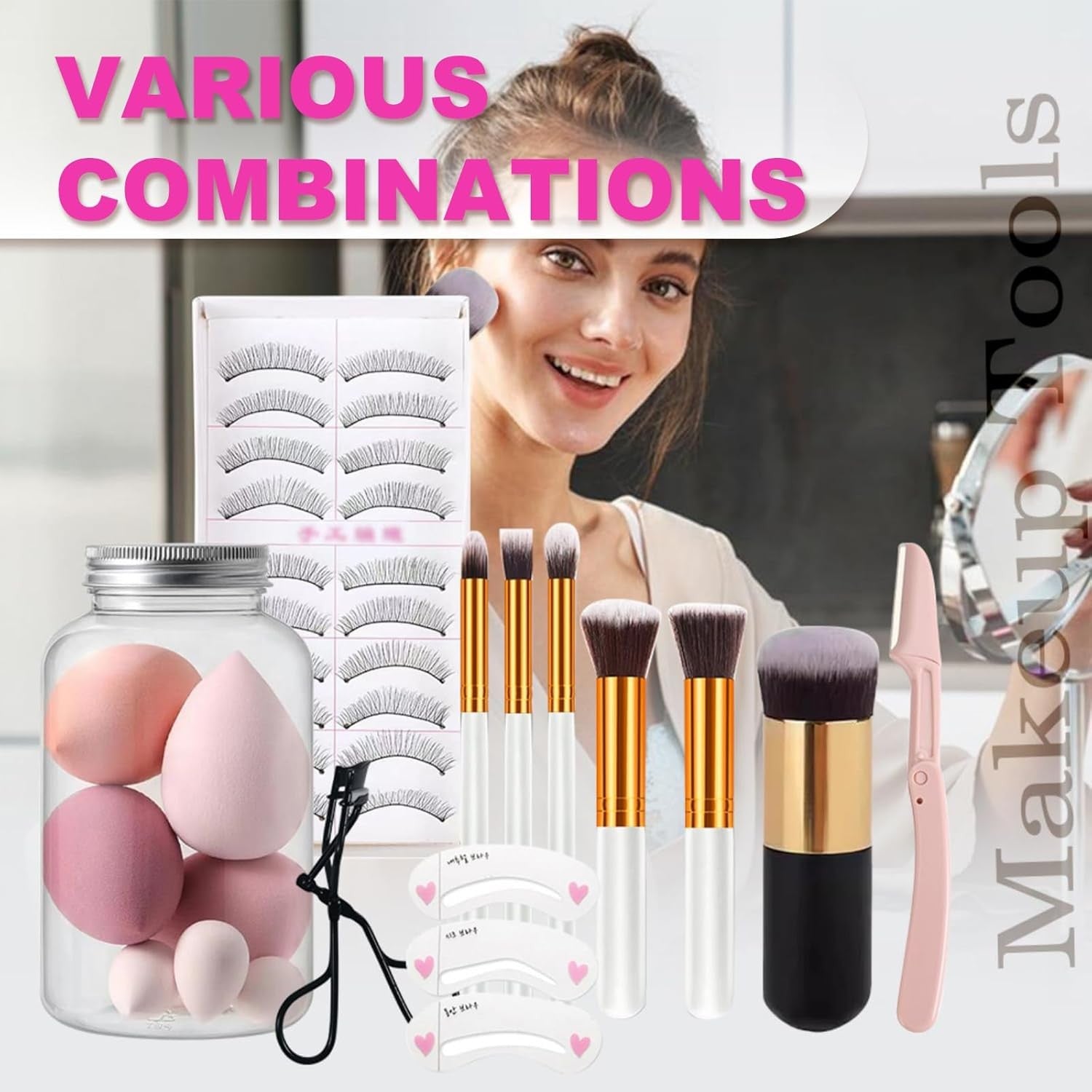 All One Makeup Gift Set Xmas Kit Palette Lipstick