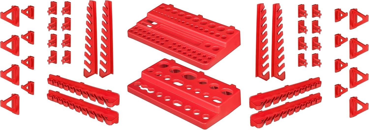 Heavy Duty Tool Wall Storage System With Bins Holders Modular Garage Kit